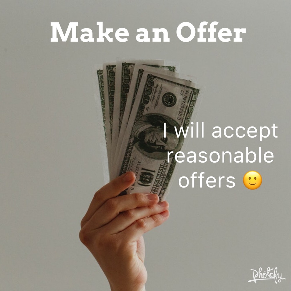 💰 Make an offer! I usually accept! 😎